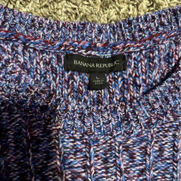 Sweater Banana Republic Heathered Blue/purple - Picture 3 of 7